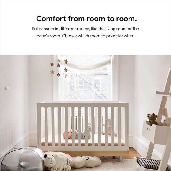 Google Nest Temperature Sensor  T5000SF Smart Thermostat White - Picture 4 of 13